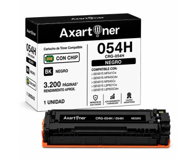Compatible Canon 054H Negro Cartucho de Toner 3028C002 / 3024C002 para i-Sensys LBP621, LBP623, LBP640, MF641, MF642, MF643, MF644, MF645