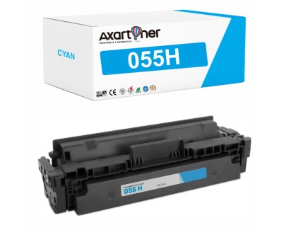 Compatible Canon 055H - con chip - Cyan Cartucho de Toner 3019C002 / 3015C002