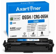 Compatible Canon 055H - con chip - Cyan Cartucho de Toner 3019C002 / 3015C002 para Canon i-Sensys LBP662Cdw LBP663Cdw LBP664Cx MF742Cdw MF744Cdw MF746Cx