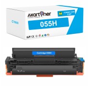 Compatible Canon 055H - con chip - Cyan Cartucho de Toner 3019C002 / 3015C002 para Canon i-Sensys LBP662Cdw LBP663Cdw LBP664Cx MF742Cdw MF744Cdw MF746Cx
