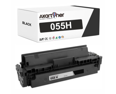 Compatible Canon 055H - con chip - Negro Cartucho de Toner 3020C002 / 3016C002