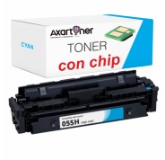 Compatible Canon 055H Cyan Cartucho de Toner (CON CHIP) 3019C002 / 3015C002