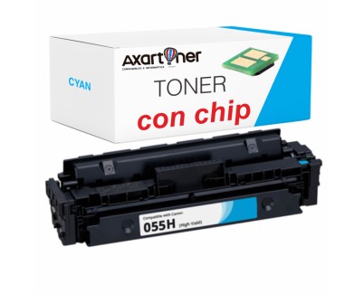 Compatible Canon 055H Cyan Cartucho de Toner (CON CHIP) 3019C002 / 3015C002