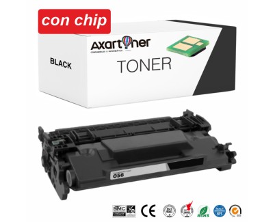 Compatible Canon 056 / CRG056 Negro Cartucho de Toner - CON CHIP - 3007C002 LBP-325, MF542, MF543