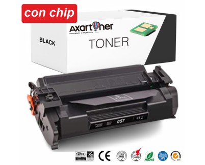 Compatible Canon 057 / CRG057 - CON CHIP - Negro Cartucho de Toner 3009C002 LBP223, LBP226, LBP228, LBP233, MF443, MF445, MF446, MF449