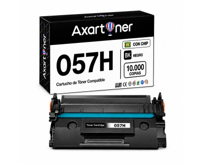 Compatible Canon 057H / CRG057H - CON CHIP - Negro Cartucho de Toner 3010C002 LBP223, LBP226, LBP228, LBP233, MF443, MF445, MF446, MF449, MF453, MF455