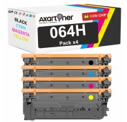 Compatible Pack x4 Canon 064H - Con Chip Cartuchos de Toner para Canon i-SENSYS LBP722cdw MF832cdw MF842cdw