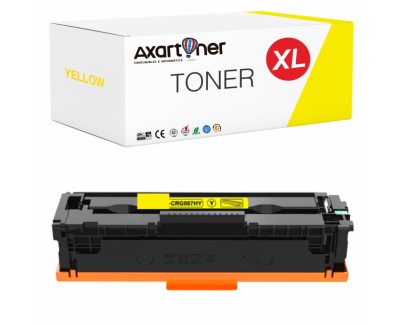 Compatible Canon 067H / 5103C002 - con chip - Amarillo Cartucho de Toner para Canon i-SENSYS LBP631Cw / LBP633Cdw / MF651Cw / MF655Cdw / MF657Cdw