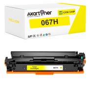 Compatible Canon 067H / 5103C002 - con chip - Amarillo Cartucho de Toner para Canon i-SENSYS LBP631Cw / LBP633Cdw / MF651Cw / MF655Cdw / MF657Cdw