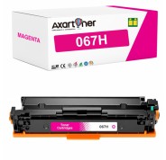 Compatible Canon 067H / 5104C002 - con chip - Magenta Cartucho de Toner para Canon i-SENSYS LBP631Cw / LBP633Cdw / MF651Cw / MF655Cdw / MF657Cdw