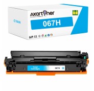 Compatible Canon 067H / 5105C002 - con chip - Cyan Cartucho de Toner para Canon i-SENSYS LBP631Cw / LBP633Cdw / MF651Cw / MF655Cdw / MF657Cdw