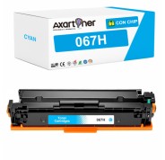 Compatible Canon 067H / 5105C002 - con chip - Cyan Cartucho de Toner para Canon i-SENSYS LBP631Cw / LBP633Cdw / MF651Cw / MF655Cdw / MF657Cdw