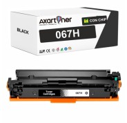 Compatible Canon 067H / 5106C002 - con chip - Negro Cartucho de Toner para Canon i-SENSYS LBP631Cw / LBP633Cdw / MF651Cw / MF655Cdw / MF657Cdw