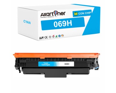 Compatible Canon 069H / 5097C002 - con chip - Cyan Cartucho de Toner para I-Sensys LBP673Cdw / MF752Cdw / MF754Cdw