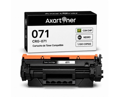 Compatible Canon 071 Negro Cartucho de Toner 5645C002 para Canon i-SENSYS LBP-122dw / MF272dw / MF275dw