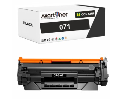 Compatible Canon 071 Negro Cartucho de Toner 5645C002 para Canon i-SENSYS LBP-122dw / MF272dw / MF275dw