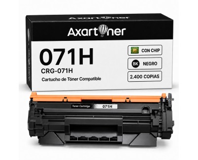Compatible Canon 071H Negro Cartucho de Toner 5646C002 para Canon i-SENSYS LBP-122dw / MF272dw / MF275dw