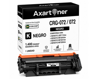 Compatible Canon 072 Negro Cartucho de Toner para Canon i-SENSYS MF287dw - Canon imageCLASS LBP172dw / MF284dw / MF287dw / MF289dw