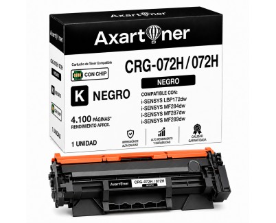 Compatible Canon 072H Negro Cartucho de Toner para Canon i-SENSYS MF287dw - Canon imageCLASS LBP172dw / MF284dw / MF287dw / MF289dw