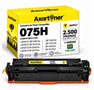 Compatible Canon 075H Amarillo Cartucho de Toner 6366C002 / 6362C002 para Canon i-SENSYS LBP646Cdw / LBP647Cdw / MF664Cdw / MF667Cdw