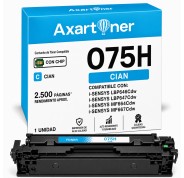 Compatible Canon 075H Cyan Cartucho de Toner 6368C002 / 6364C002 para Canon i-SENSYS LBP646Cdw / LBP647Cdw / MF664Cdw / MF667Cdw