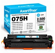 Compatible Canon 075H Cyan Cartucho de Toner 6368C002 / 6364C002 para Canon i-SENSYS LBP646Cdw / LBP647Cdw / MF664Cdw / MF667Cdw