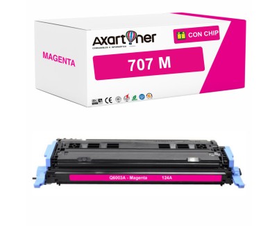 Compatible Canon 707 Magenta Cartucho de Toner 9422A004 para Canon LBP-5000 LBP-5100 LBP-5700
