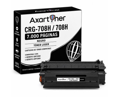 Compatible Canon 708H / CRG708H Negro Cartucho de Toner 0917B002