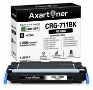 Compatible Canon 711 BK Negro Cartucho de Toner 1660B002 para I-Sensys LBP-5300, LBP-5360, LBP-5400, MF 8450, MF 9130, MF 9170, MF 9220, MF 9280; Lasershot LBP-5300, LBP-5360, LBP-5400; LBP 5300, 5360, LBP-5300, LBP-5360