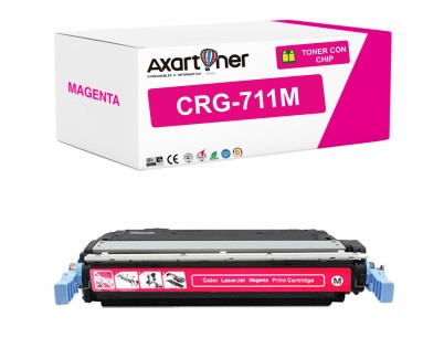 Compatible Canon 711 M Magenta Cartucho de Toner 1658B002 para I-Sensys LBP-5300, LBP-5360, LBP-5400, MF 8450, MF 9130, MF 9170, MF 9220, MF 9280; Lasershot LBP-5300, LBP-5360, LBP-5400; LBP 5300, 5360, LBP-5300, LBP-5360