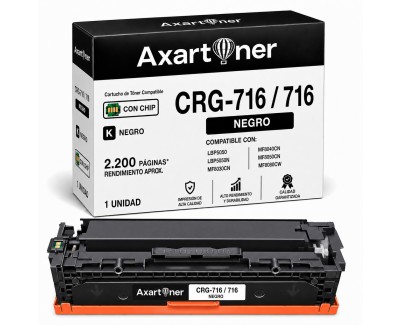 Compatible Canon 716 Negro Cartucho de Toner 1980B002 CRG-716BK