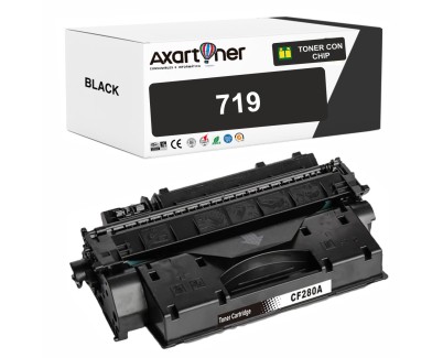 Compatible Canon 719 Negro Cartucho de Toner 3479B002 para Canon i-Sensys LBP251, 252, 253, 6300, 6310, 6650, 6670, 6680, MF411, 416, 418, 419, 5840, 5880, 59 40, 59 80, 6140, 6530