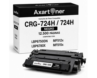 Compatible Canon 724H Negro Cartucho de Toner 3482B002 / CRG-724H para para LBP6750DN LBP6780X MF512x MF515x