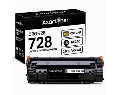 Compatible Canon 728 Negro Cartucho de Toner 3500B002 CRG-728