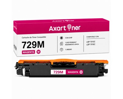 Compatible Canon 729 Magenta Cartucho de Toner 4368B002 / CRG-729M