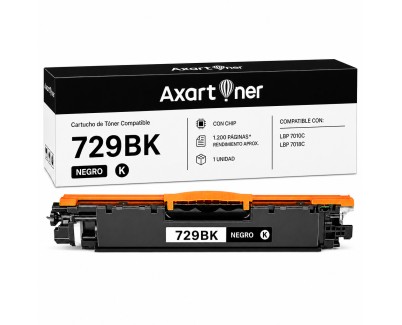 Compatible Canon 729 Negro Cartucho de Toner 4370B002 / CRG-729BK
