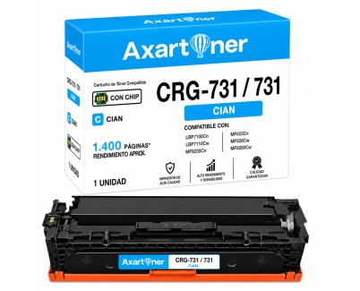 Compatible Canon 731 Cyan Cartucho de Toner 6271B002 / CRG-731C