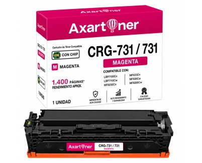 Compatible Canon 731 Magenta Cartucho de Toner 6270B002 / CRG-731M