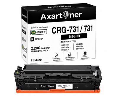 Compatible Canon 731H Negro Cartucho de Toner 6273B002 / CRG-731BK