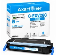 Compatible Canon C-EXV26 Cyan Cartucho de Toner 1659B006 / CEXV26 para Canon IR-C1021i, IR-C1021iF, IR-C1022, IR-C1022i, IR-C1028i, IR-C1028iF