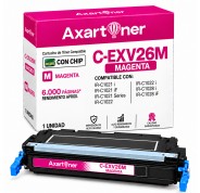 Compatible Canon C-EXV26 Magenta Cartucho de Toner 1658B006 / CEXV26 para Canon IR-C1021i, IR-C1021iF, IR-C1022, IR-C1022i, IR-C1028i, IR-C1028iF