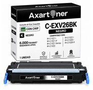Compatible Canon C-EXV26 Negro Cartucho de Toner 1660B006 / CEXV26 para Canon IR-C1021i, IR-C1021iF, IR-C1022, IR-C1022i, IR-C1028i, IR-C1028iF