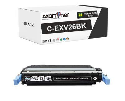 Compatible Canon C-EXV26 Negro Cartucho de Toner 1660B006 / CEXV26 para Canon IR-C1021i, IR-C1021iF, IR-C1022, IR-C1022i, IR-C1028i, IR-C1028iF
