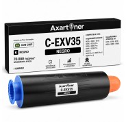 Compatible Canon C-EXV35 Negro Cartucho de Toner 3764B002 CEXV35 Canon IR8085 IR8095 IR8105 IR8205 IR8285 IR8295