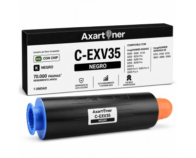Compatible Canon C-EXV35 Negro Cartucho de Toner 3764B002 CEXV35 Canon IR8085 IR8095 IR8105 IR8205 IR8285 IR8295