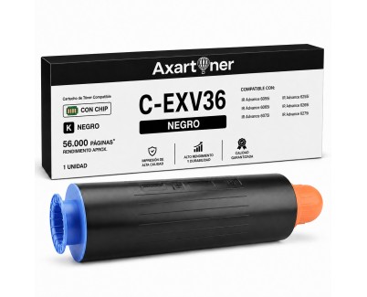 Compatible Canon C-EXV36 Negro Cartucho de Toner 3766B002 CEXV36 para Canon IR Advance 6055i 6065i 6075i 6255i 6265i 6275i
