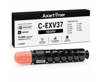 Compatible Canon C-EXV37 Negro Cartucho de Toner 2787B002 / CEXV37 para Canon IR1730, IR1730i, IR1730iF, IR1740, IR1740i, IR1740iF, IR1750, IR1750i, IR1750iF