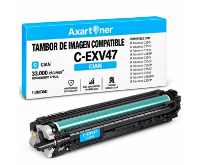 Compatible Canon C-EXV47 Cyan Tambor de Imagen (Drum) 8521B002 / CEXV47