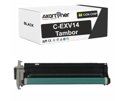 Compatible Canon CEXV14 Negro Tambor de Imagen (Drum) 0385B002 / C-EXV14 para Canon IR2016 2016I 2016J 2018 2018I 2020 2020S 2020I 2020J 2022I 2025 2030 2166J 2120J 2120S 2318L 2320 2420D