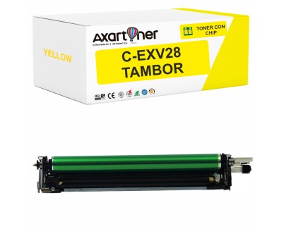 Compatible Canon CEXV28 Amarillo Tambor de Imagen (Drum) 2777B003 para imageRUNNER Advance C5250 C5250i C5255 C5255i C5045i C5051 C5051i IR Advance C5250 C5250i